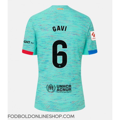Barcelona Paez Gavi #6 Tredjetrøje 2023-24 Kortærmet